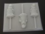 485sp Magical Hair Princess Chocolate or Hard Candy Lollipop Mold